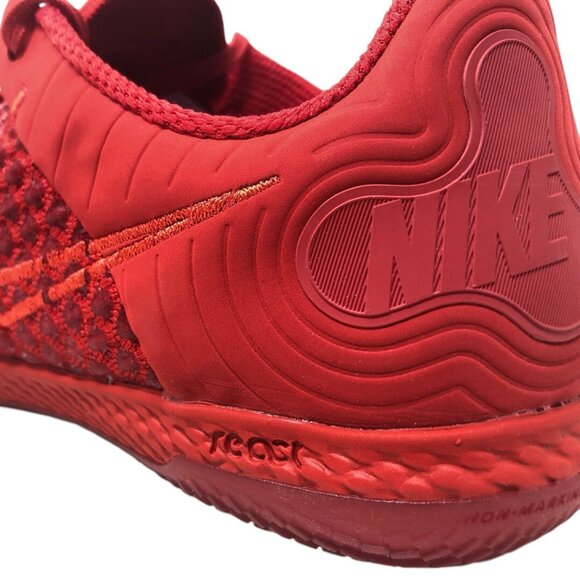 Nike React Gato University Red Mens Indoor Soccer Shoes CT0550 600 NEW - Picture 8 of 11